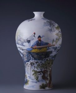 雍荷堂馆藏珐琅彩瓷器高山流水